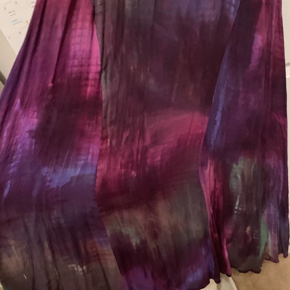 INDAH Pilar Open Side Maxi Dress Cosmic Tie Dye XS - Picture 6 of 8